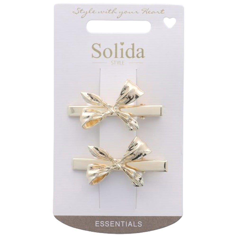 Solida Haarclips Metall Gold