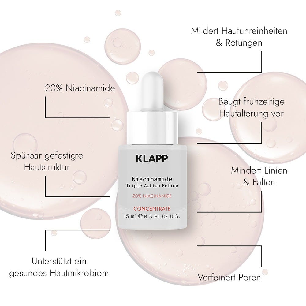 Klapp Niacinamide 20% Triple Action Refine Concentrate 15 ml