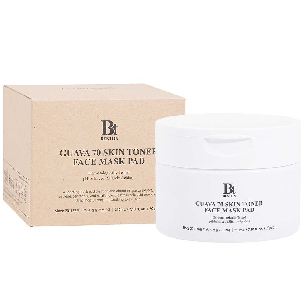 Benton Guava Skin Toner Face Mask Pad 70 Stück