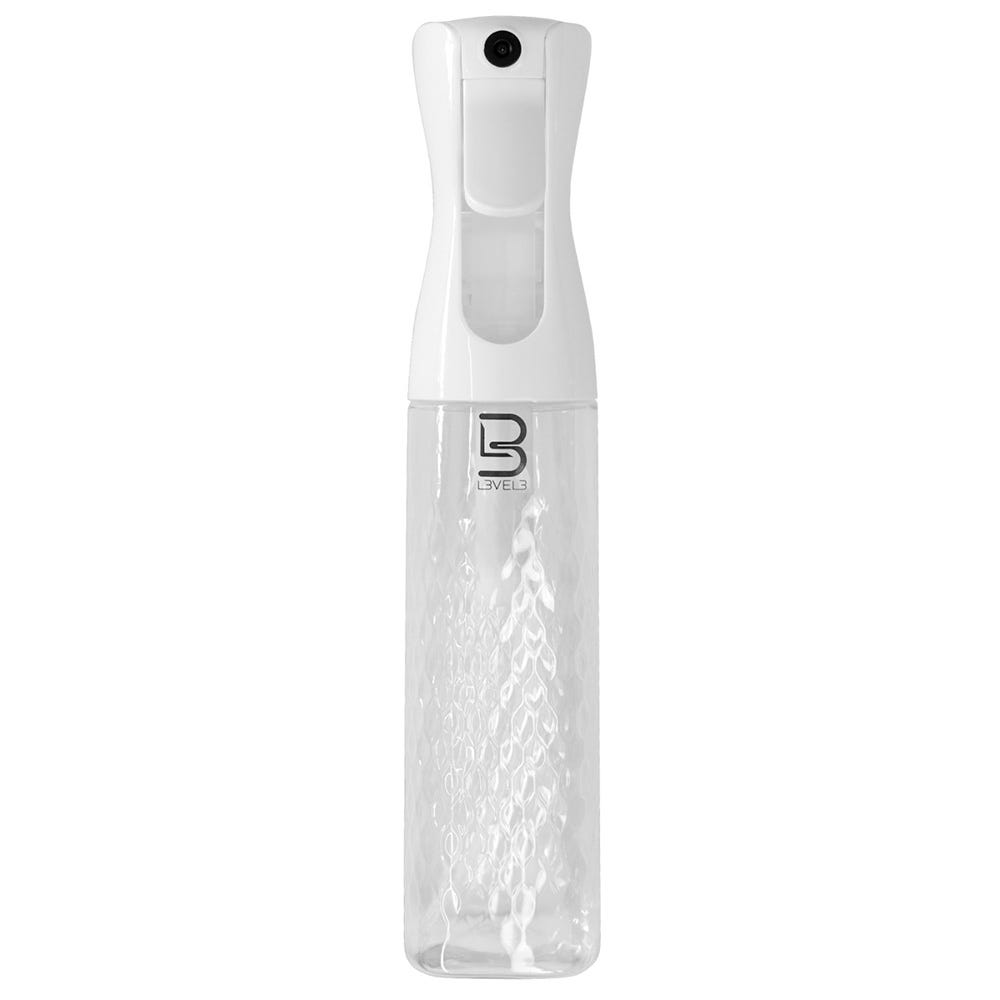 Level3 Beveled Spray Bottle White/Transparent