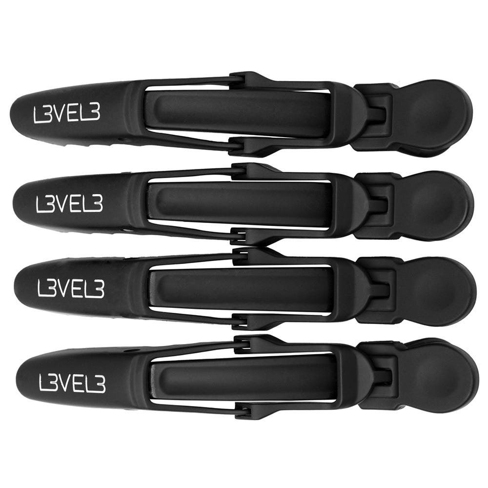 Level3 Hair Croc Clips 4er Pack