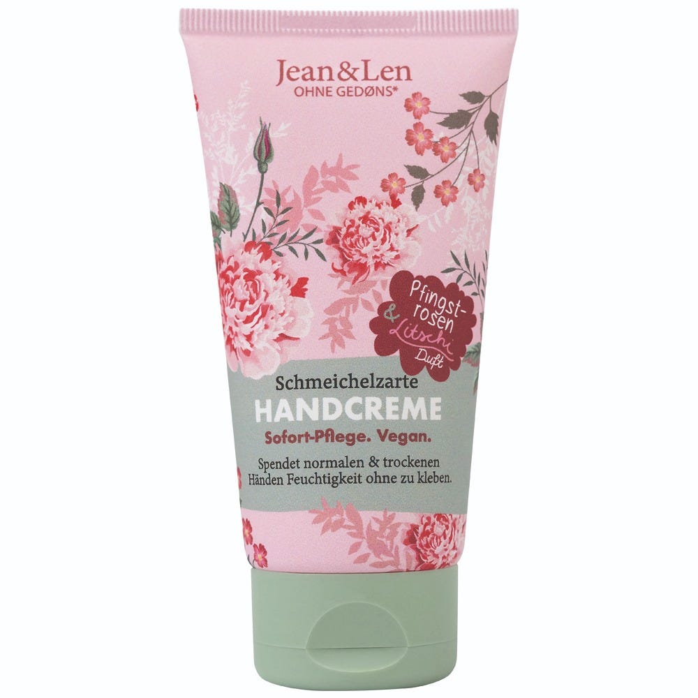 Jean & Len Handcreme Pfingstrose & Litschi 75 ml