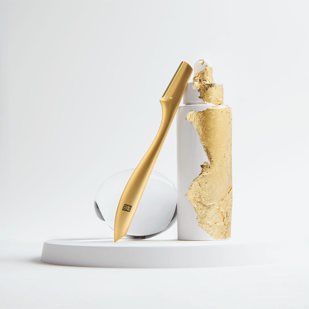 Zwilling Gesichtshaar-Rasierer Gold