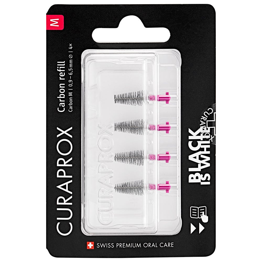 CURAPROX Black is white Carbon refill M