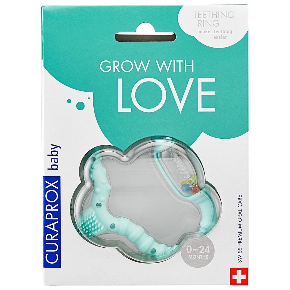 CURAPROX Baby-Beißring Grün