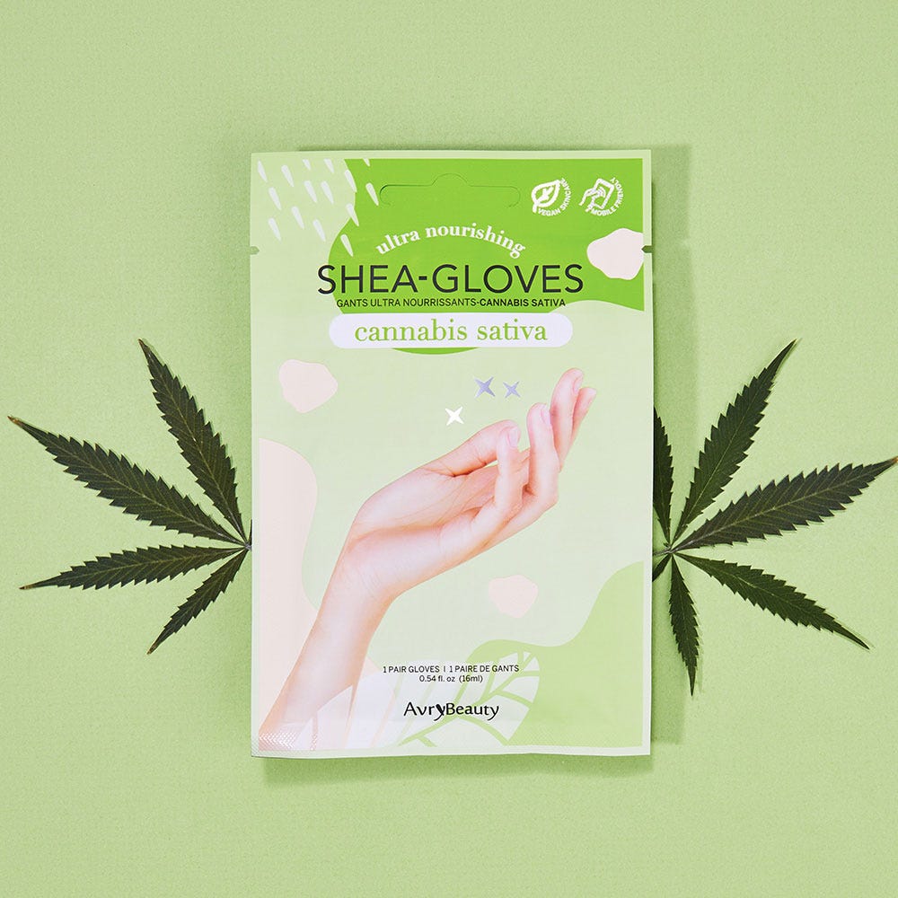 avrybeauty Ultra Nourishing Shea-Gloves Cannabis