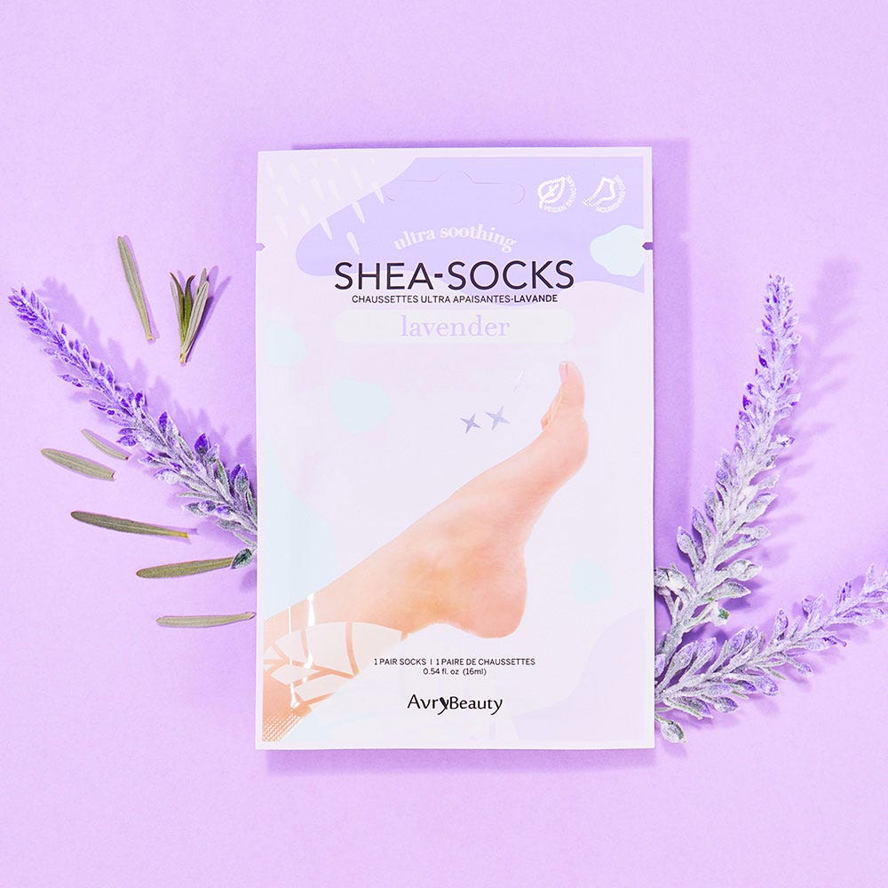 AvryBeauty Ultra Soothing SHEA-SOCKS Lavender
