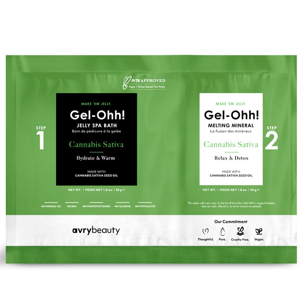 AvryBeauty Gel-Ohh! Jelly Spa Bath Cannabis Sati