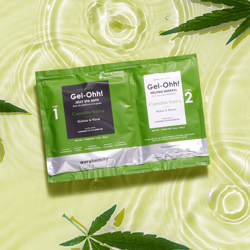 AvryBeauty Gel-Ohh! Jelly Spa Bath Cannabis Sati