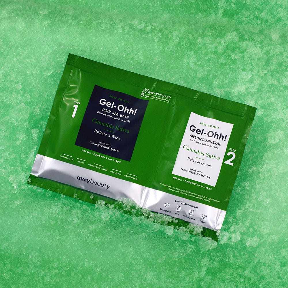 AvryBeauty Gel-Ohh! Jelly Spa Bath Cannabis Sati