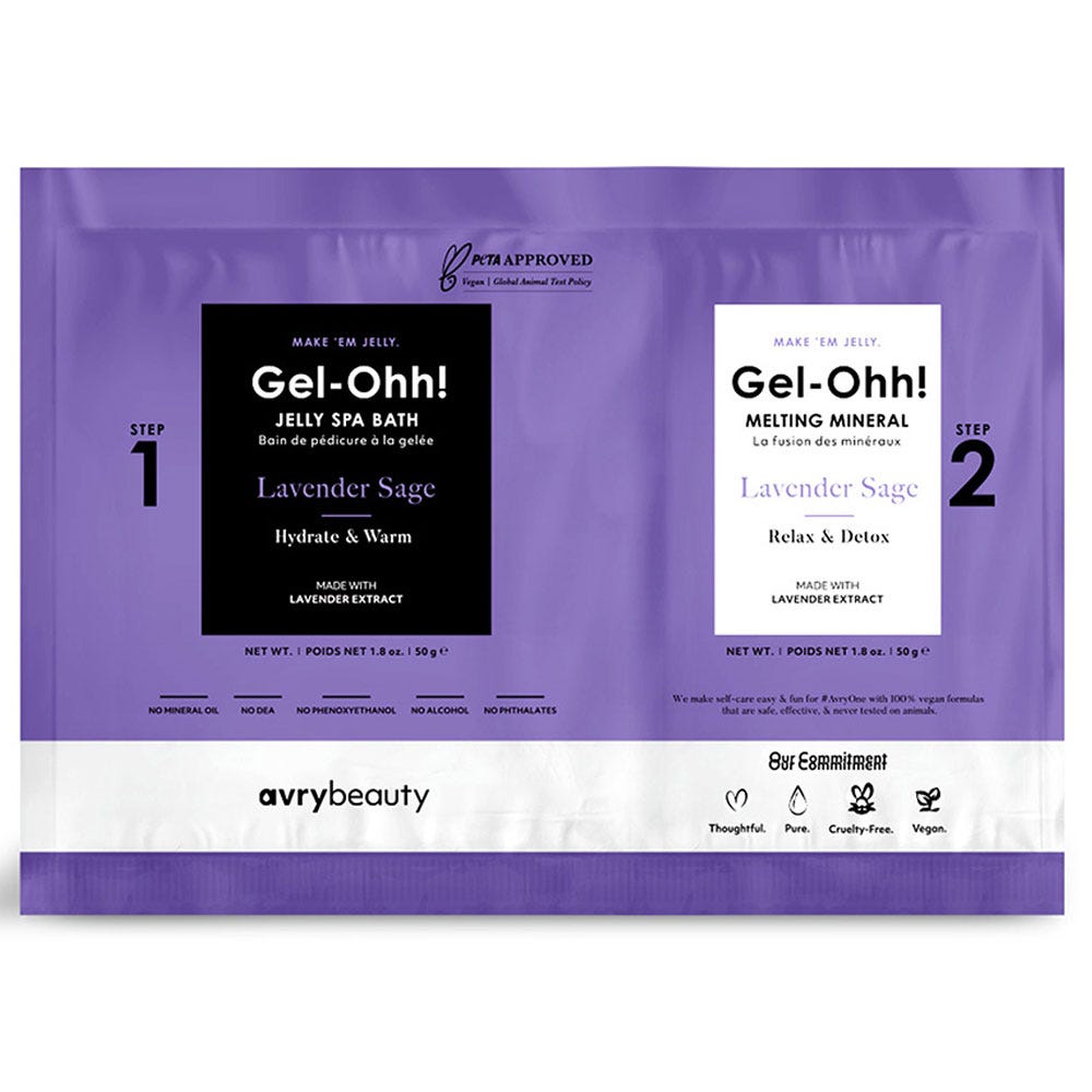 AvryBeauty Gel-Ohh! Jelly Spa Bath Lavender Sage