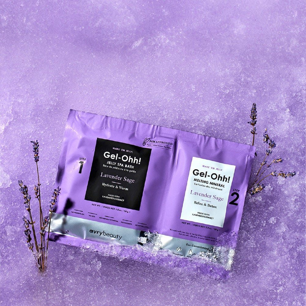 AvryBeauty Gel-Ohh! Jelly Spa Bath Lavender Sage