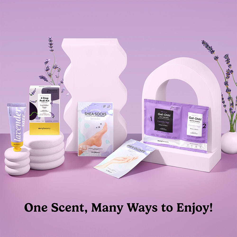 AvryBeauty Gel-Ohh! Jelly Spa Bath Lavender Sage