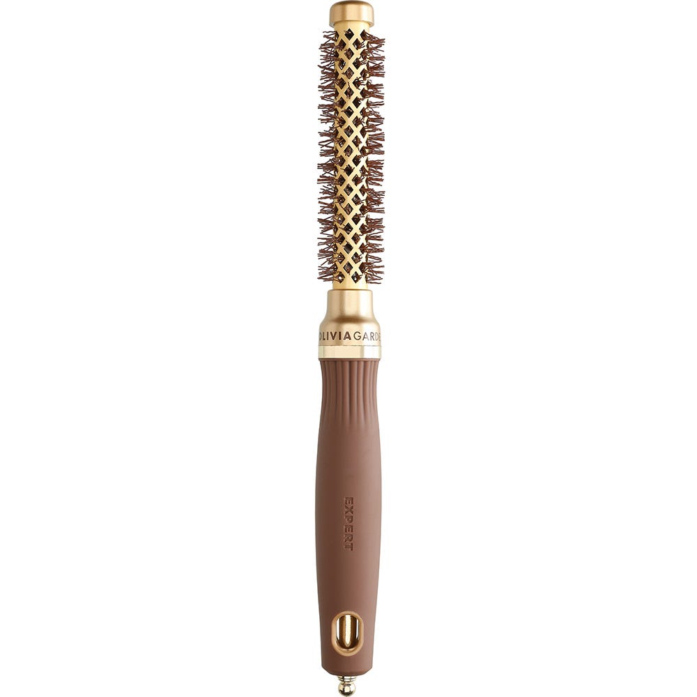 Olivia Garden Expert Blowout Shine Wavy Bristles Brown 15 mm