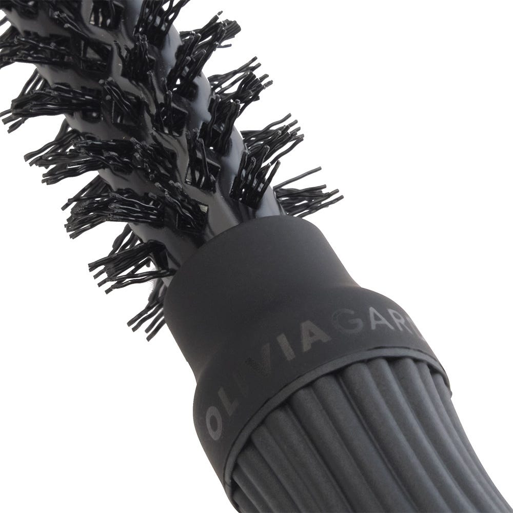 Olivia Garden Expert Blowout Shine Wavy Bristles Black 15 mm