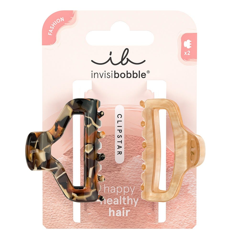 invisibobble CLIPSTAR M Golden Roar 2 Stück