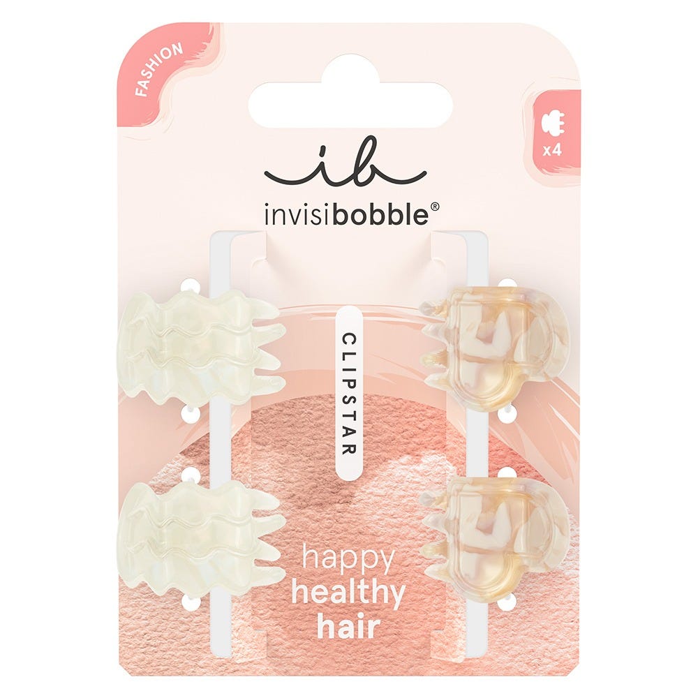 invisibobble CLIPSTAR XS Petit Rainbow 4 Stück