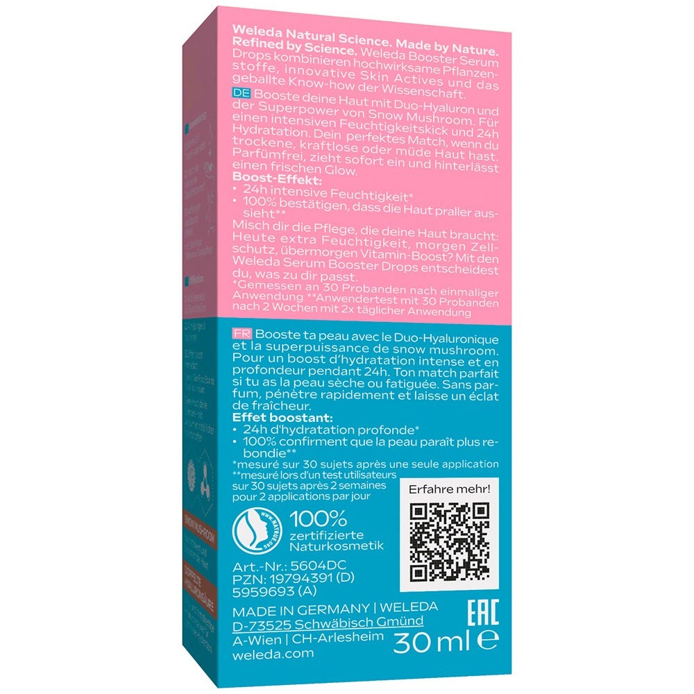 Weleda Hyaluron Serum Booster Drops 30 ml