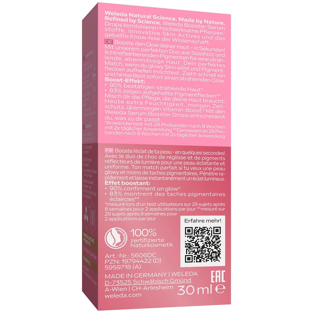 Weleda Glow Serum Booster Drops 30 ml