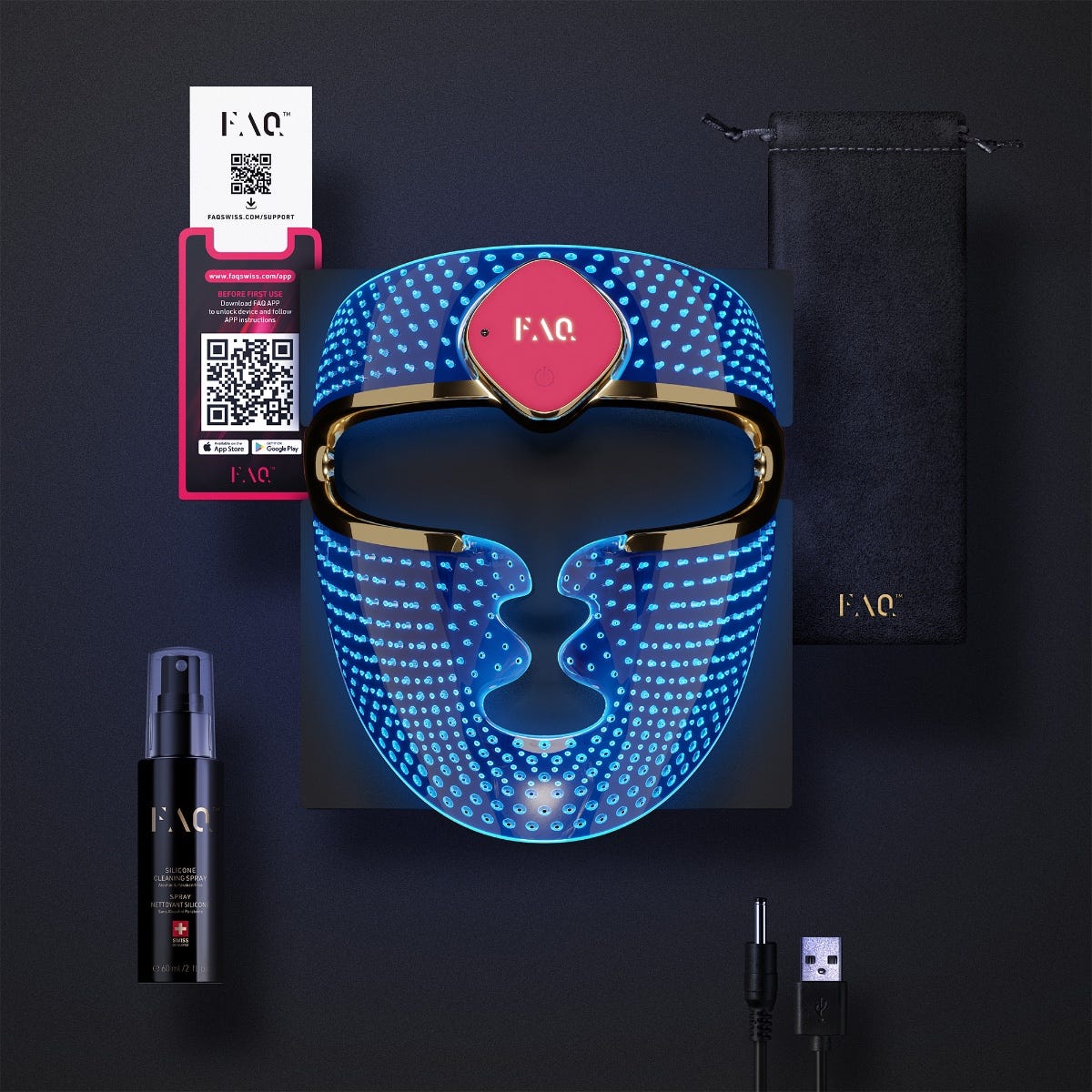 FAQ Swiss 201 Silicone LED Face Mask
