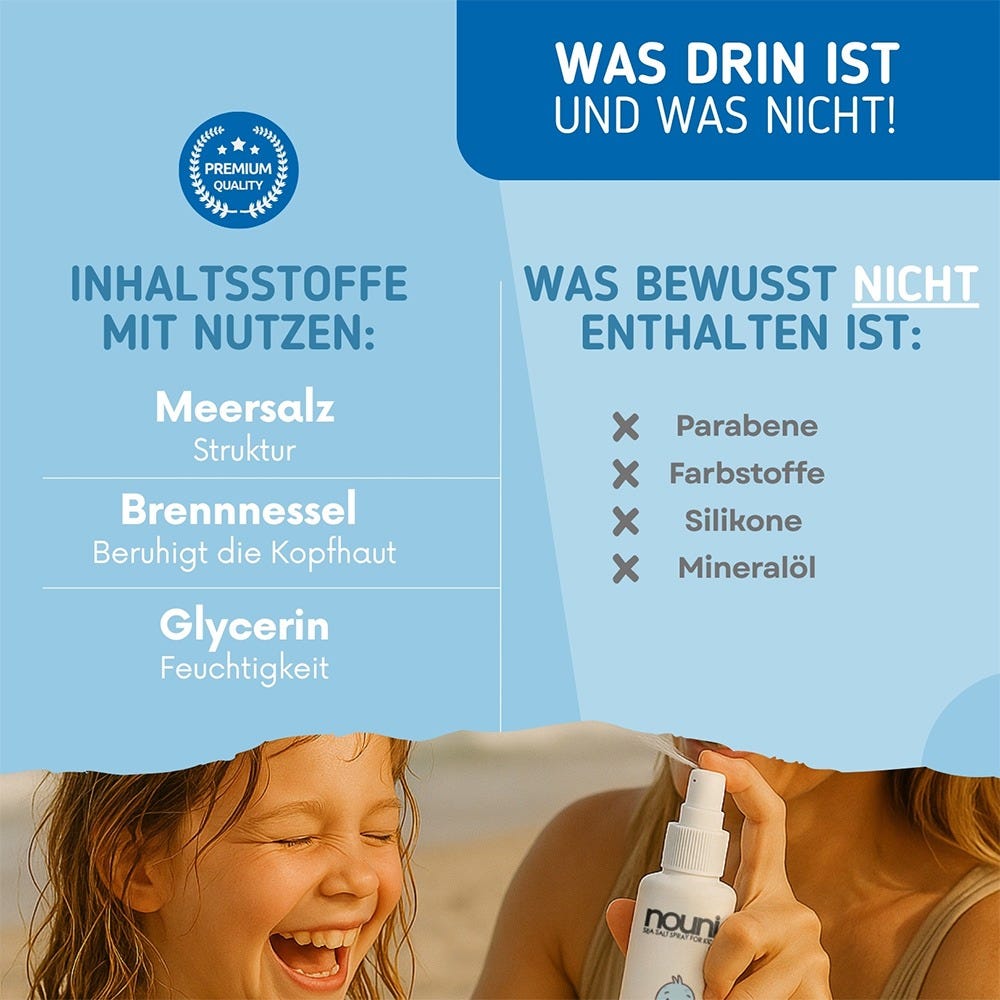 nouni Sea Salt Spray für Kinder 100 ml
