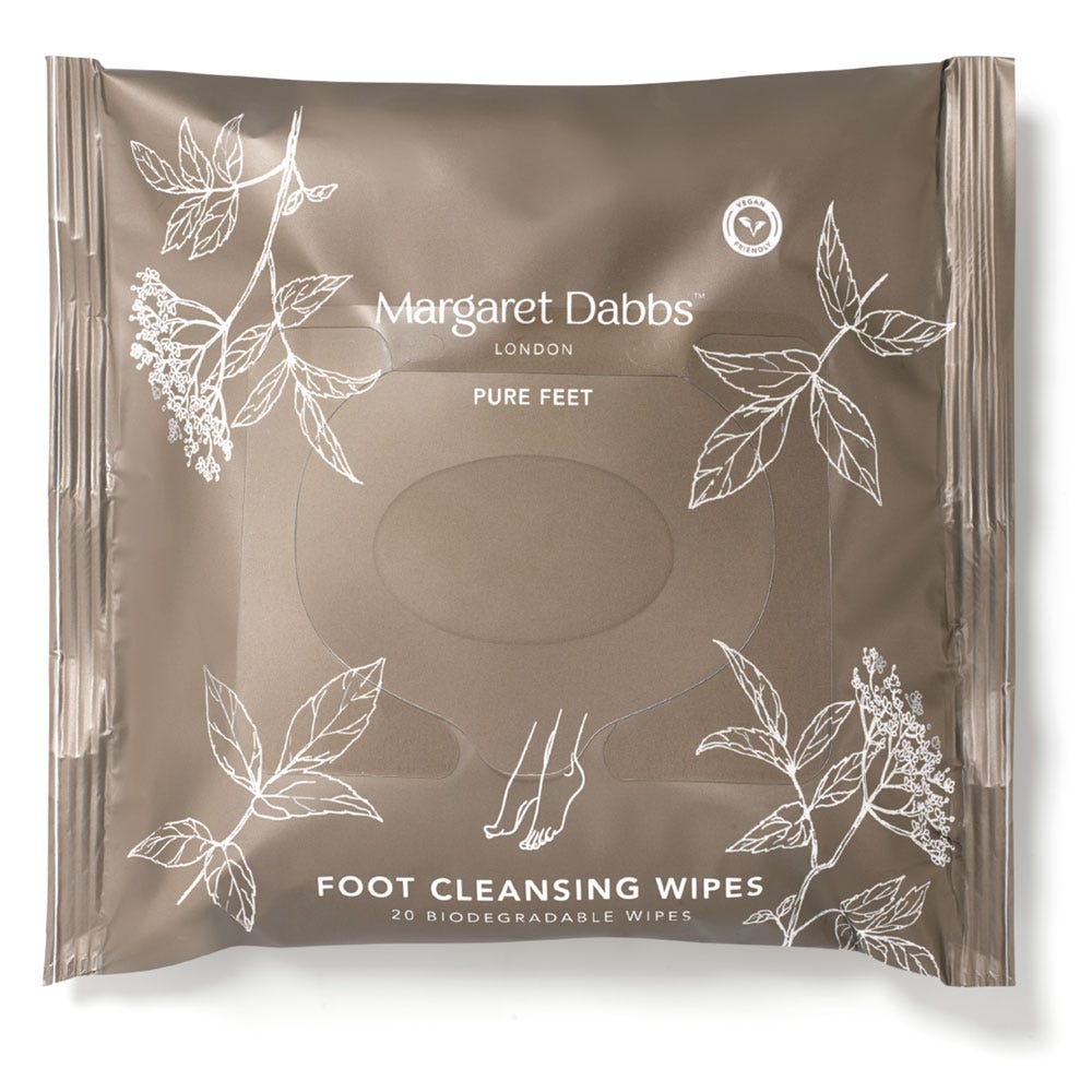 Margaret Dabbs PURE Foot Cleansing Wipes 20 Stück