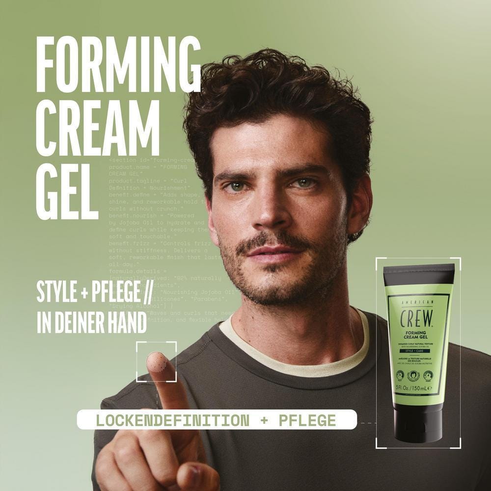American Crew Forming Cream Gel 150 ml