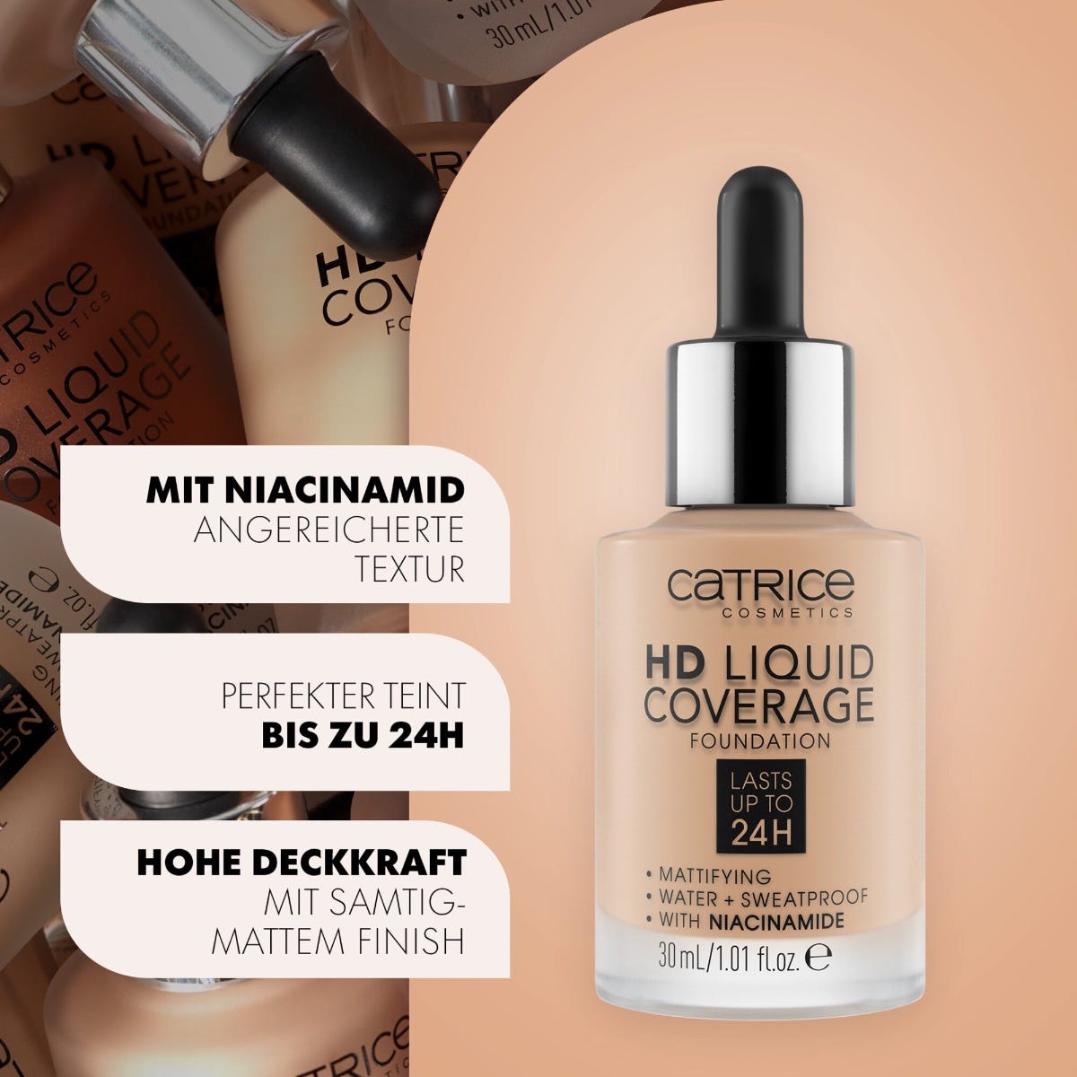 Catrice HD Liquid Coverage Foundation 01 30 ml