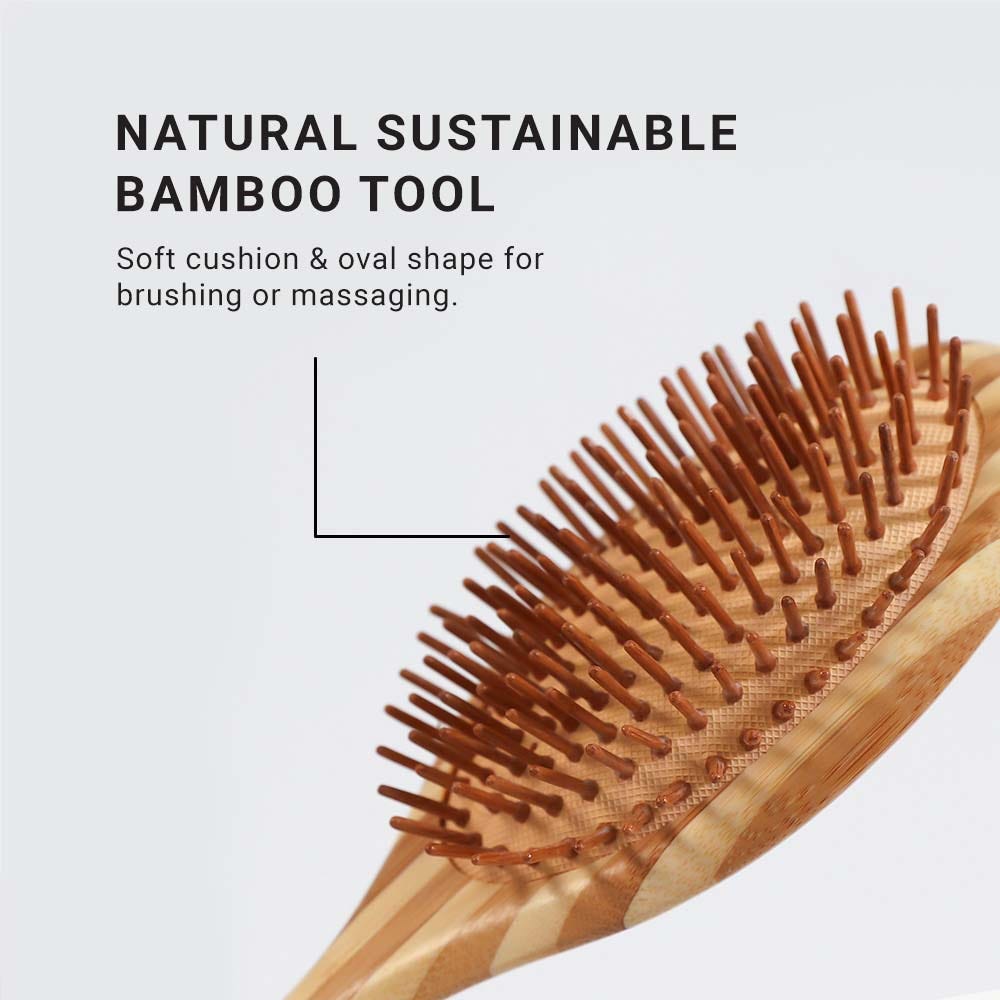 LOMA Bamboo Oval Paddle Brush