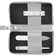 Zwilling Maniküre Pediküre Set 3tlg. mit Kompakt-Nagelknipser grau