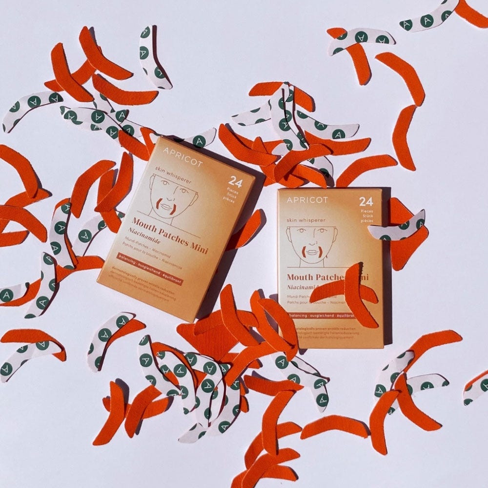 APRICOT Mini Mund Patches mit Niacinamide 24 Stück