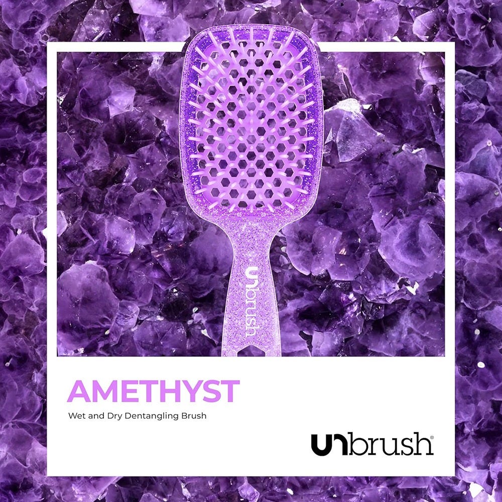UNbrush Glitter Duo Set Amethyst Lavender