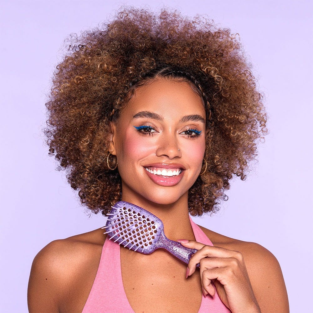 UNbrush Glitter Duo Set Amethyst Lavender