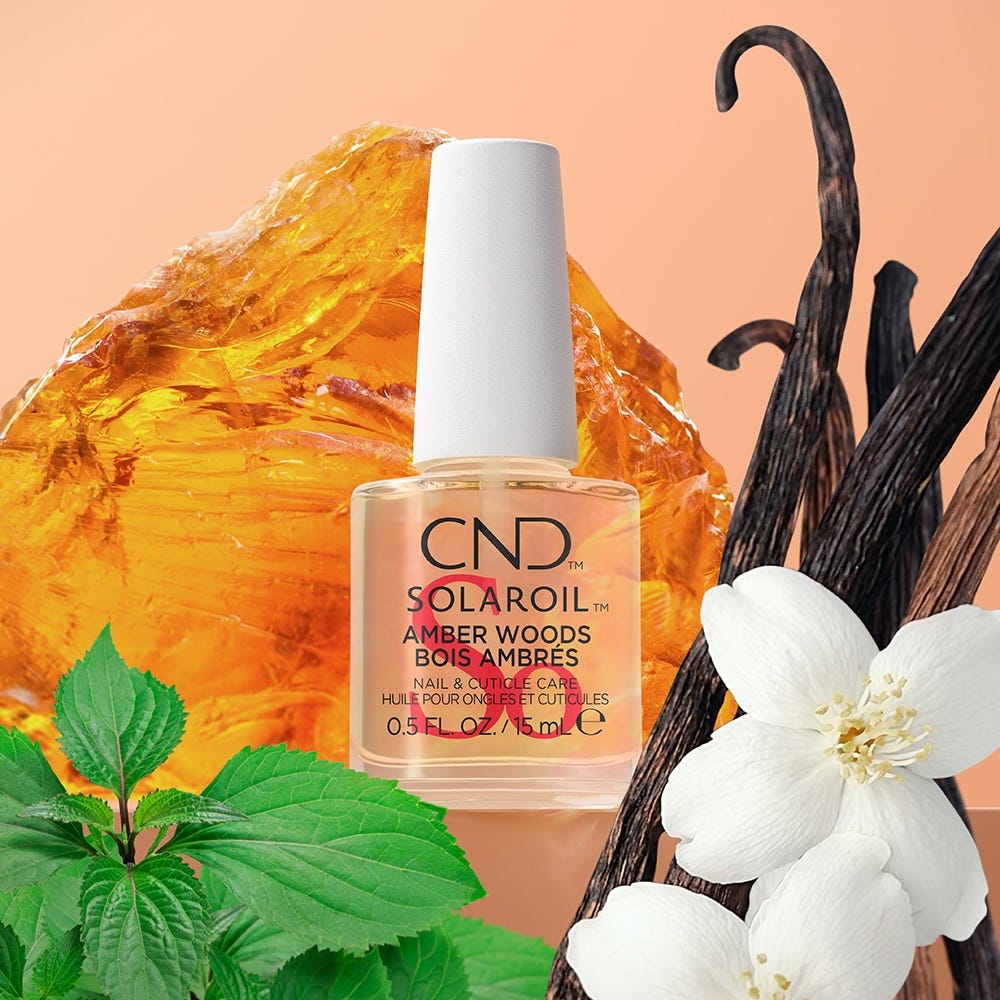 CND SolarOil Nail & Cuticle Amber Woods 15 ml