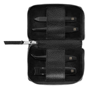 Zwilling Maniküre Pediküre Set 4 tlg. mit Nagelknipser schwarz