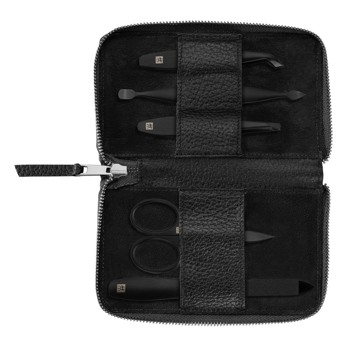 Zwilling Maniküre Pediküre Set 5 tlg. mit Nagelschere schwarz