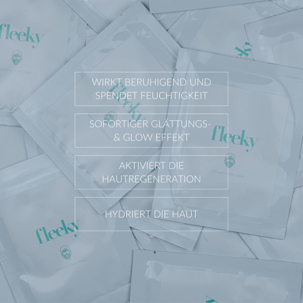 fleeky Sheet Mask - Hyaloron 5 Stück