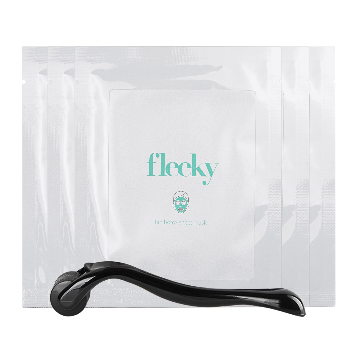 fleeky Sheet Mask Biobotox 5 Stück + Roller