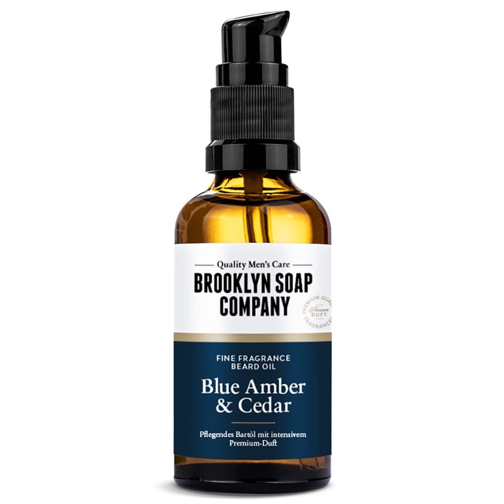 Brooklyn Soap Co. Blue Amber & Cedar Bartöl 50 ml