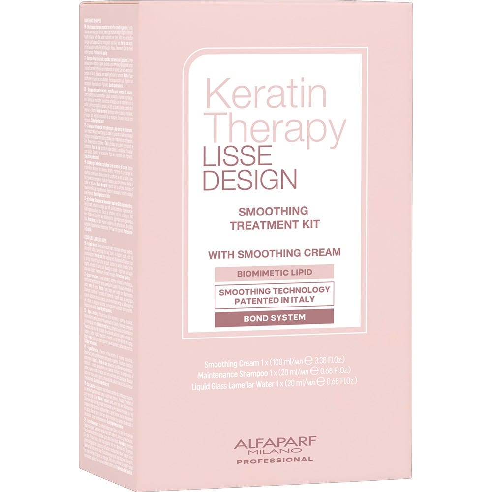 Alfaparf Milano Keratin Therapy Lisse Design Smoothing Treatment Kit 