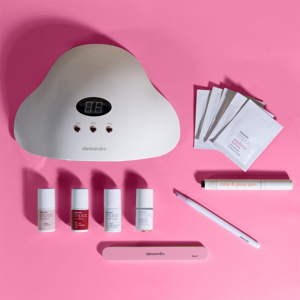 Alessandro Striplac Uv Starter Set Dry Nails 
