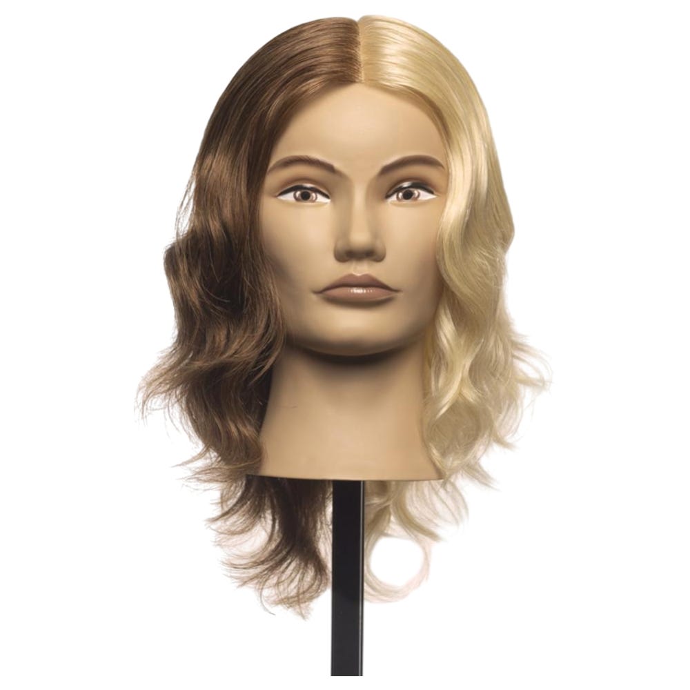 Pivot Point Bicolour – Mannequinkopf aus 100 % Echthaar