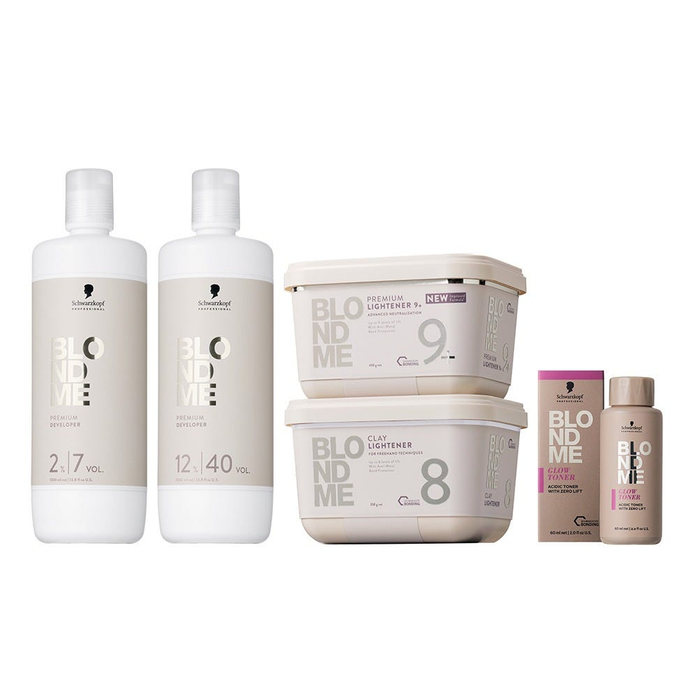 Schwarzkopf Blondme Polychrome Apricot Sorbet Bundle 