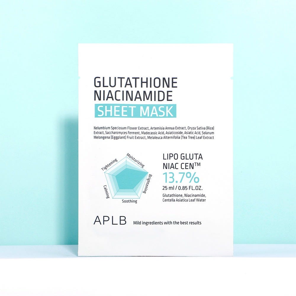 APLB Glutathione Niacinamide Sheet Mask 25 ml