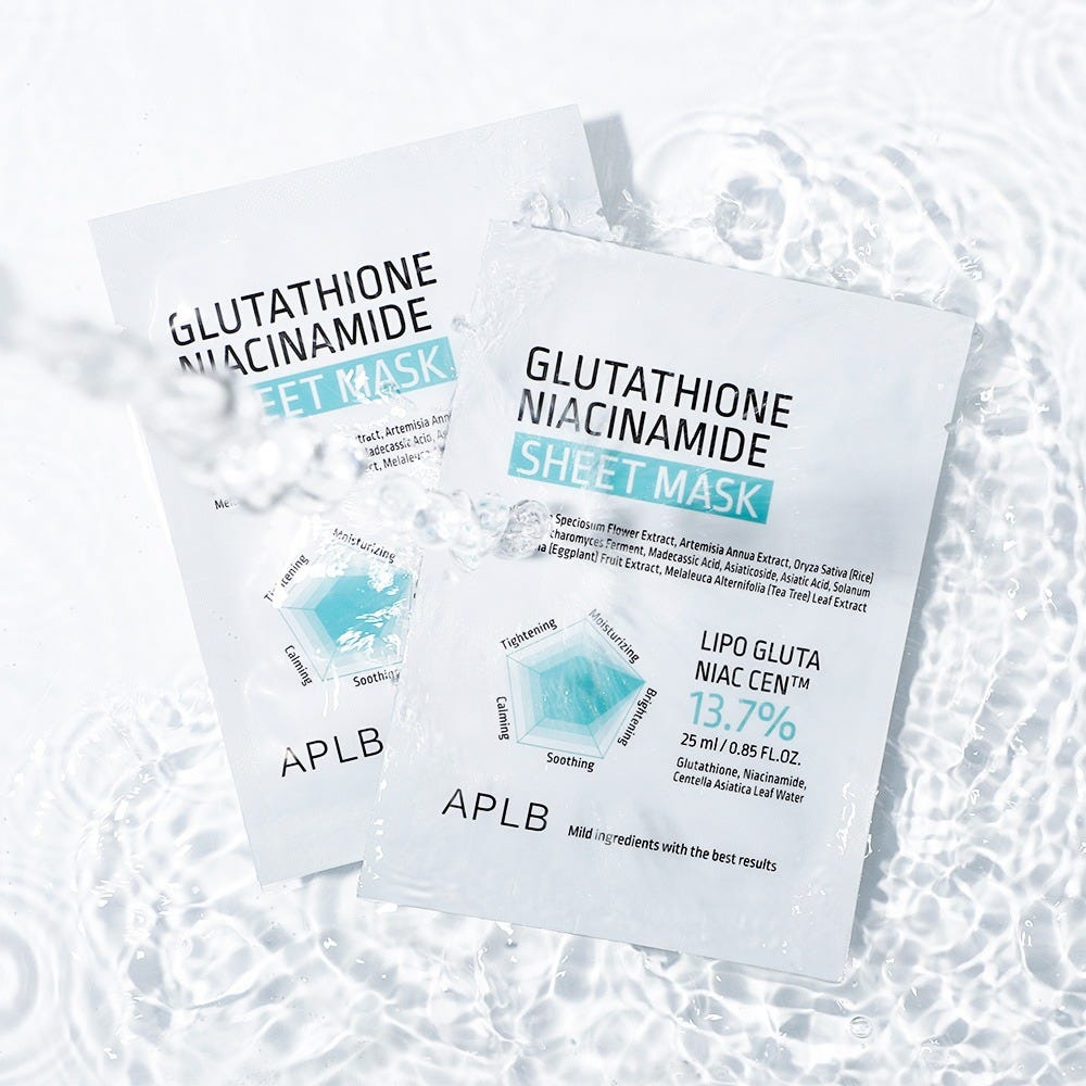 APLB Glutathione Niacinamide Sheet Mask 25 ml