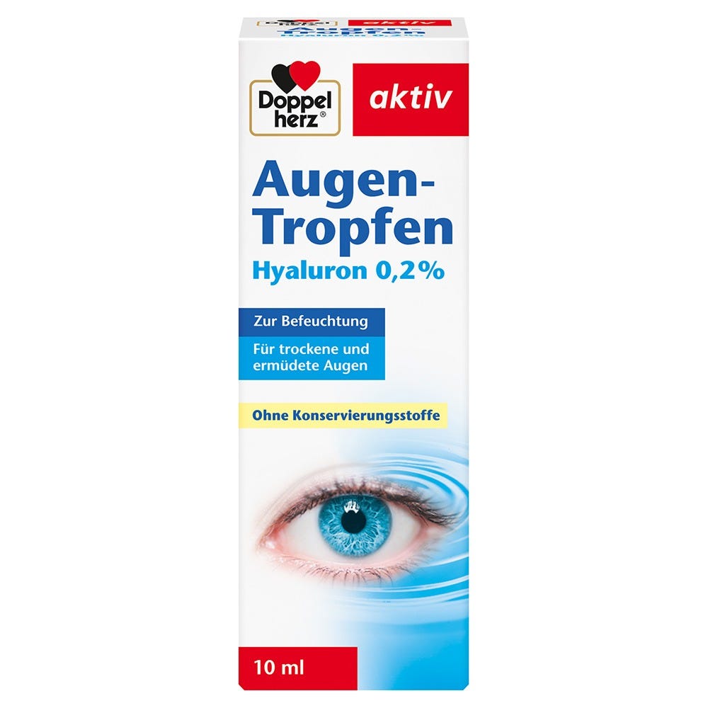 Doppelherz Augen-Tropfen Hyaluron 0,2% 10 ml