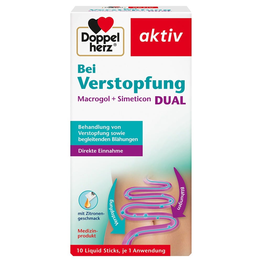 Doppelherz Bei Verstopfung DUAL Liquid 10 Stück