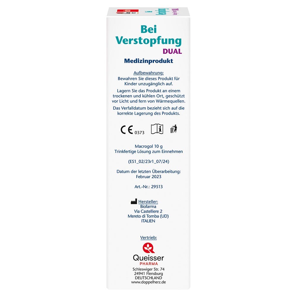 Doppelherz Bei Verstopfung DUAL Liquid 10 Stück