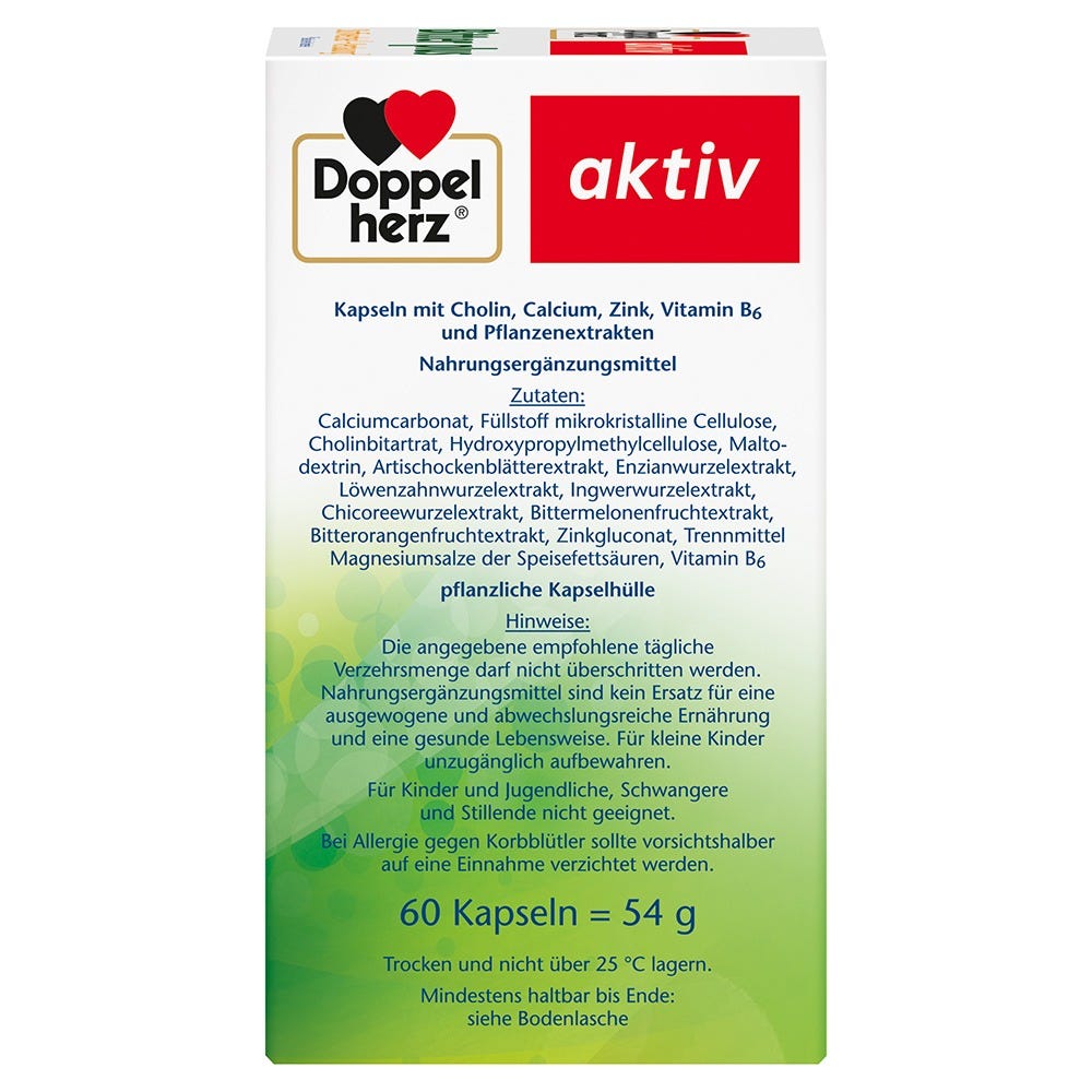 Doppelherz Bitter plus 60 Stück
