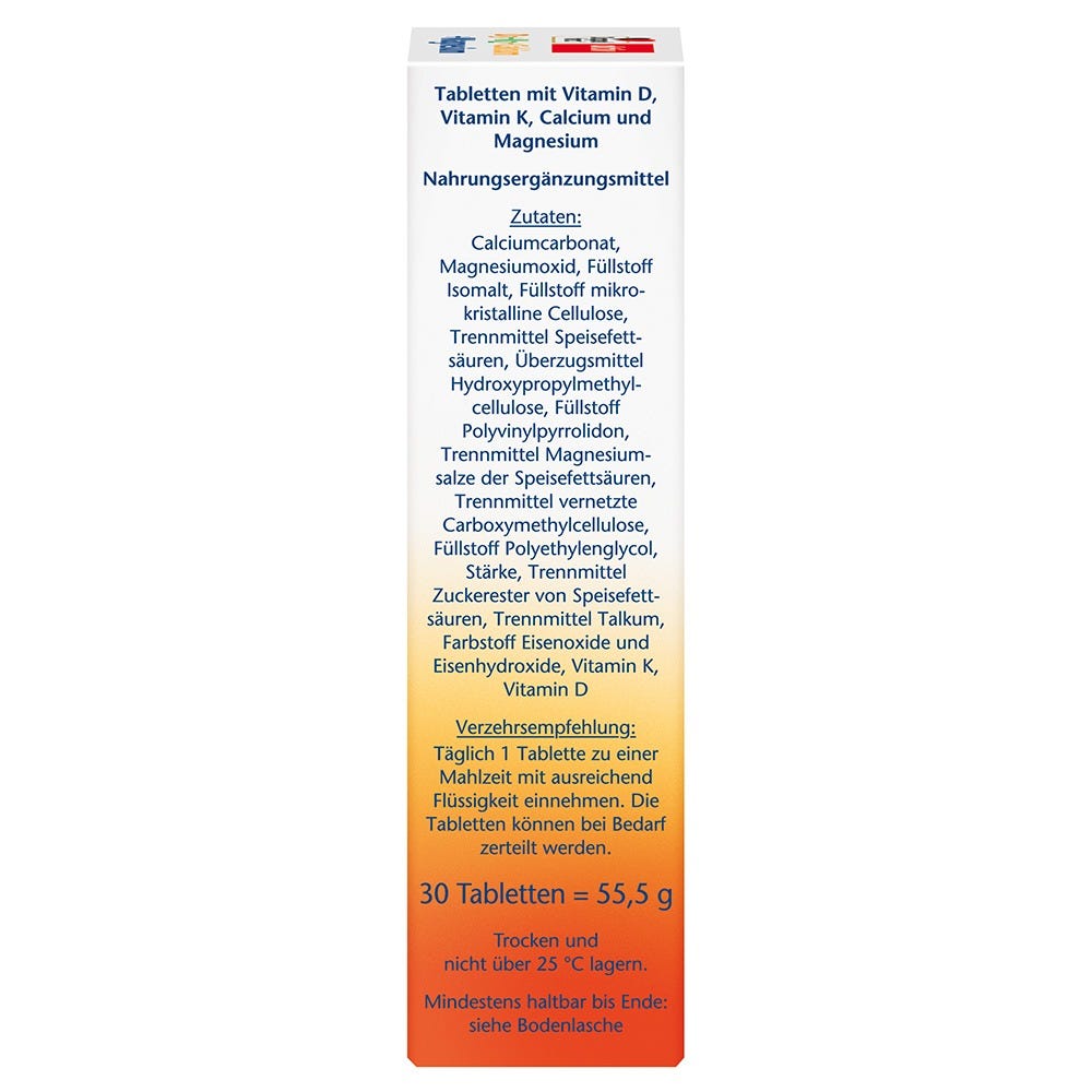 Doppelherz D3 + K2 + Calcium + Magnesium 30 Stück